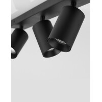 Nova Luce 9012302 Tod GU10 Deckenleuchte  Schwarz 2
