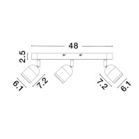 Nova Luce 9555817 Orson GU10 Deckenleuchte  Schwarz 7