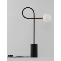 Nova Luce 9010223 Dedalo G9 Tischleuchte Schwarz, Weiß