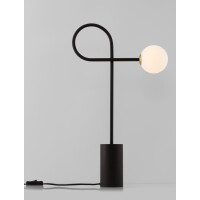 Nova Luce 9010223 Dedalo G9 Tischleuchte Schwarz, Weiß