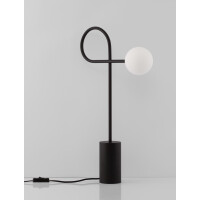 Nova Luce 9010223 Dedalo G9 Tischleuchte Schwarz, Weiß