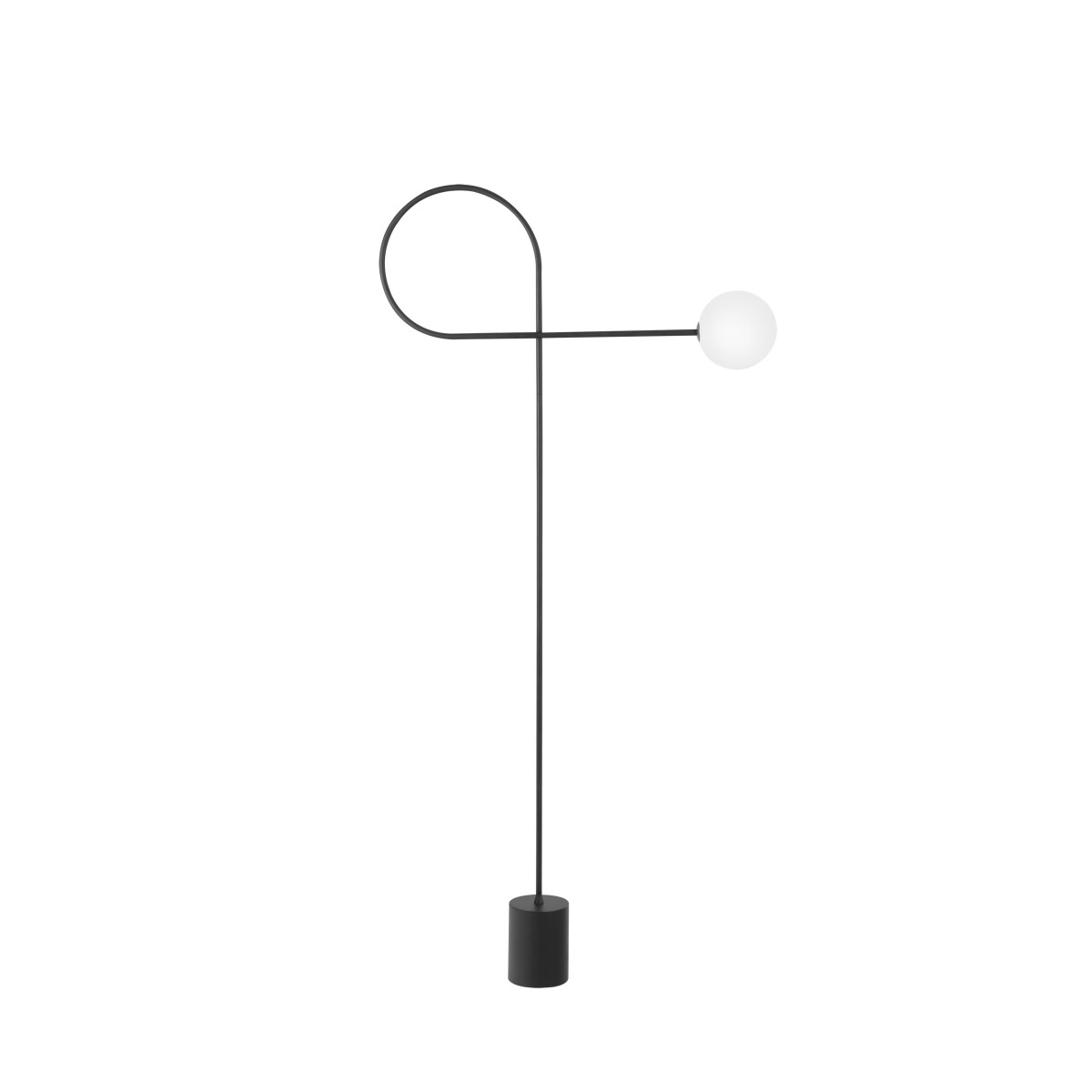 Nova Luce 9010224 Dedalo G9 Stehlampe Schwarz, Weiß