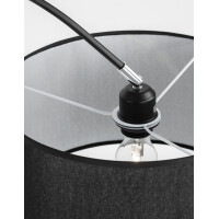 Nova Luce 9401652 Sama E27 Stehlampe Schwarz 7