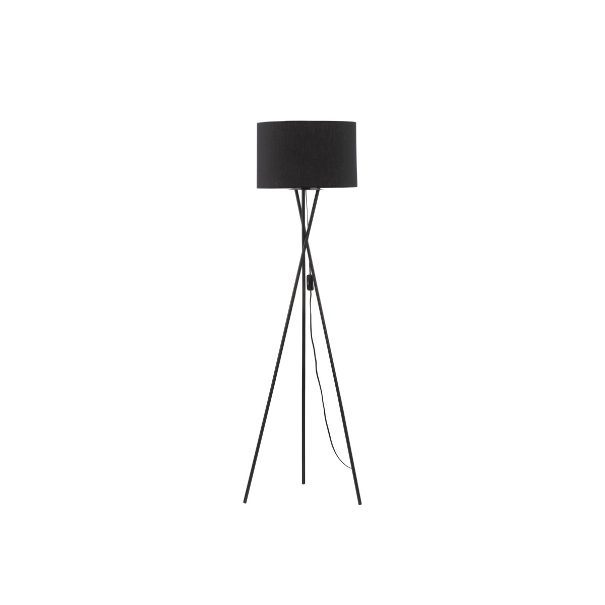 Nova Luce 9050160 Retro E27 Stehlampe Schwarz
