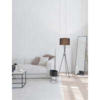 Nova Luce 9050160 Retro E27 Stehlampe Schwarz 2