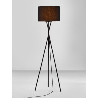Nova Luce 9050160 Retro E27 Stehlampe Schwarz 4