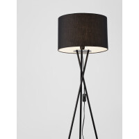 Nova Luce 9050160 Retro E27 Stehlampe Schwarz 5