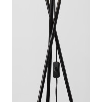Nova Luce 9050160 Retro E27 Stehlampe Schwarz 6