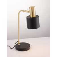 Nova Luce 9050161 Paz E14 Tischleuchte Gold, Schwarz 5