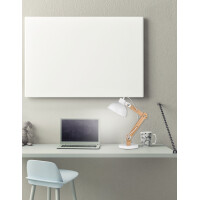 Nova Luce 671601 Lila E27 Tischleuchte Weiß, Naturholz