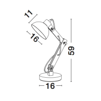Nova Luce 671601 Lila E27 Tischleuchte Weiß, Naturholz