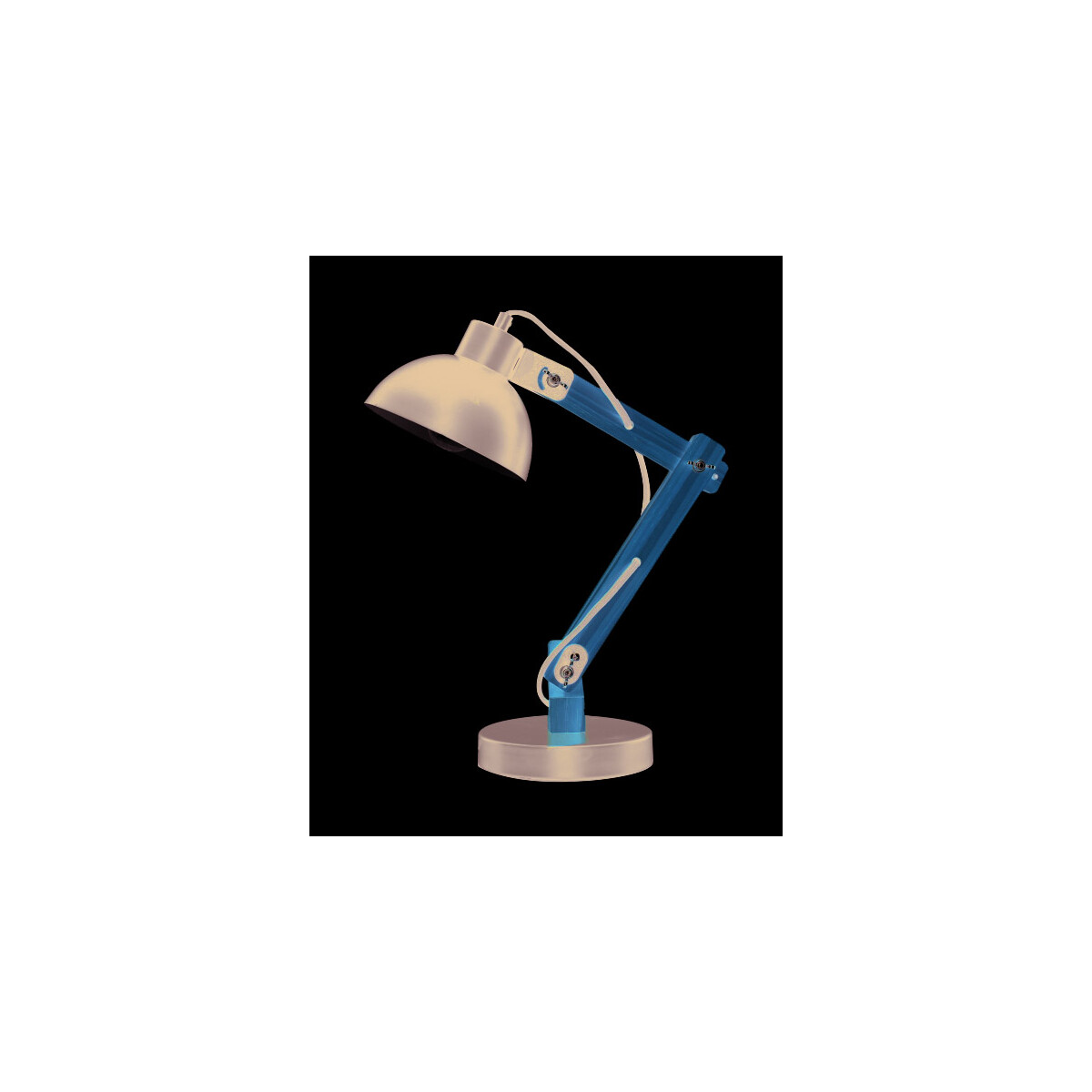 Nova Luce 671602 Lila E27 Tischleuchte Schwarz, Naturholz