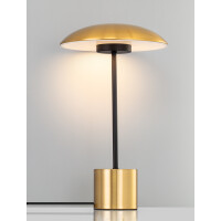 Nova Luce 9501229 Lash LED Tischleuchte Schwarz, Gold 4