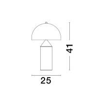 Nova Luce 9050162 Bolt E27 Tischleuchte Gold 7