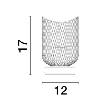 Nova Luce 9555800 Lyron E27 Tischleuchte Naturholz, Wei&szli