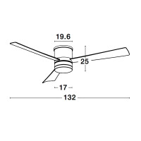 Nova Luce 9953015 Silky LED Ventilator Weiß 5