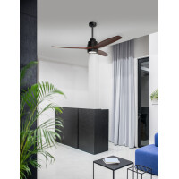 Nova Luce 5231401 Sabal LED Ventilator Schwarz, Braun 2