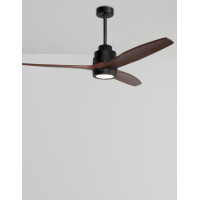 Nova Luce 5231401 Sabal LED Ventilator Schwarz, Braun 4