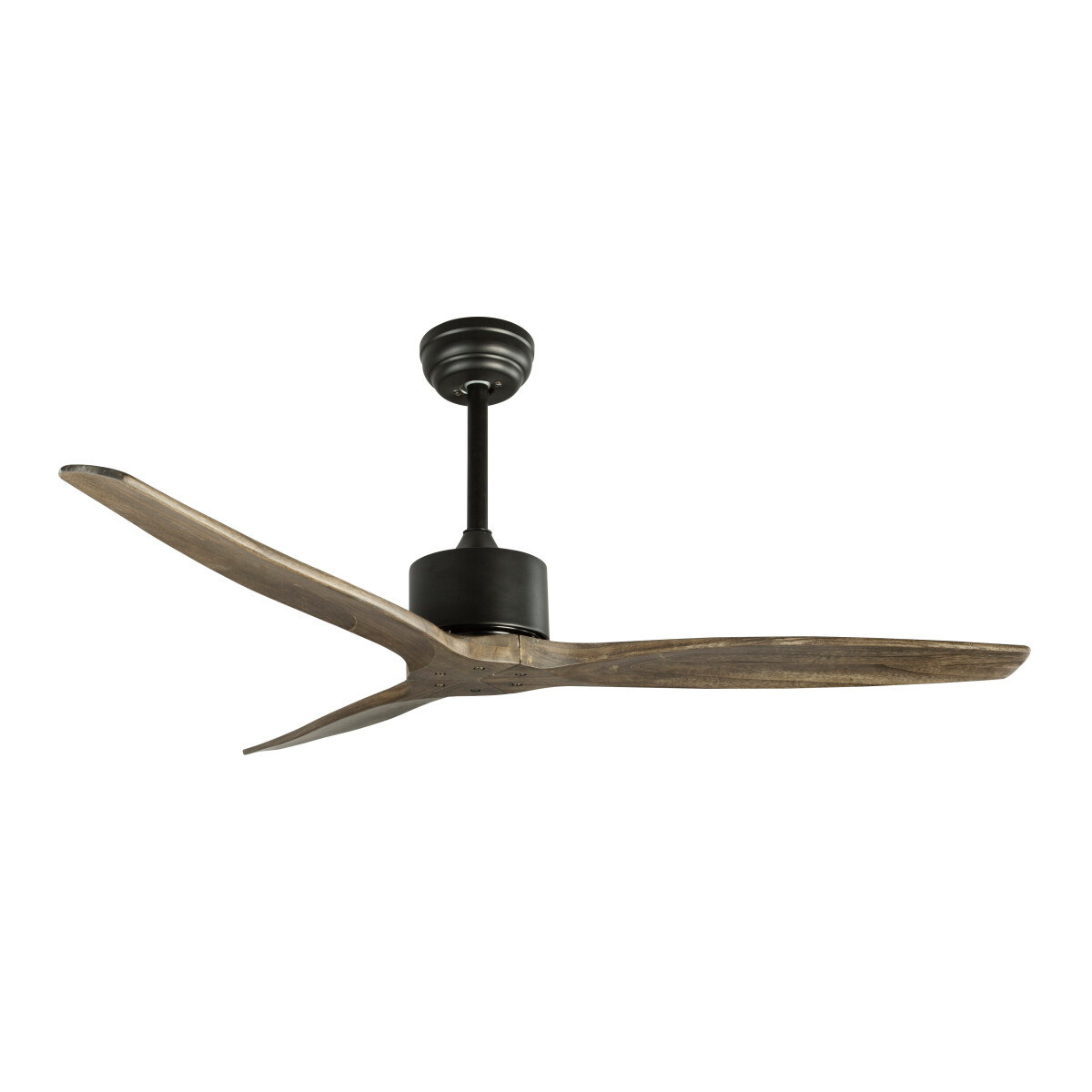 Nova Luce 5231301 Vento LED Ventilator Schwarz, Braun