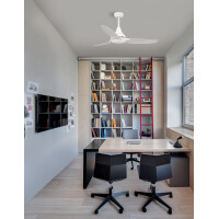 Nova Luce 5267301 Samoa LED Ventilator Weiß 2