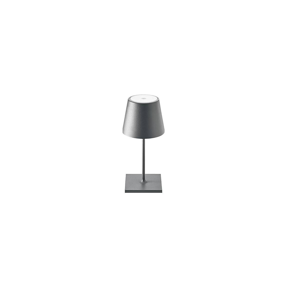 Akku-Tischleuchte Nuindie mini 250mm USB-C graphitgrau