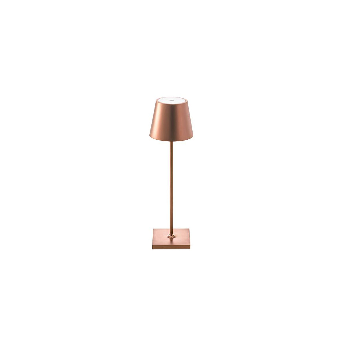 Akku-Tischleuchte Nuindie USB-C 380mm bronzefarben