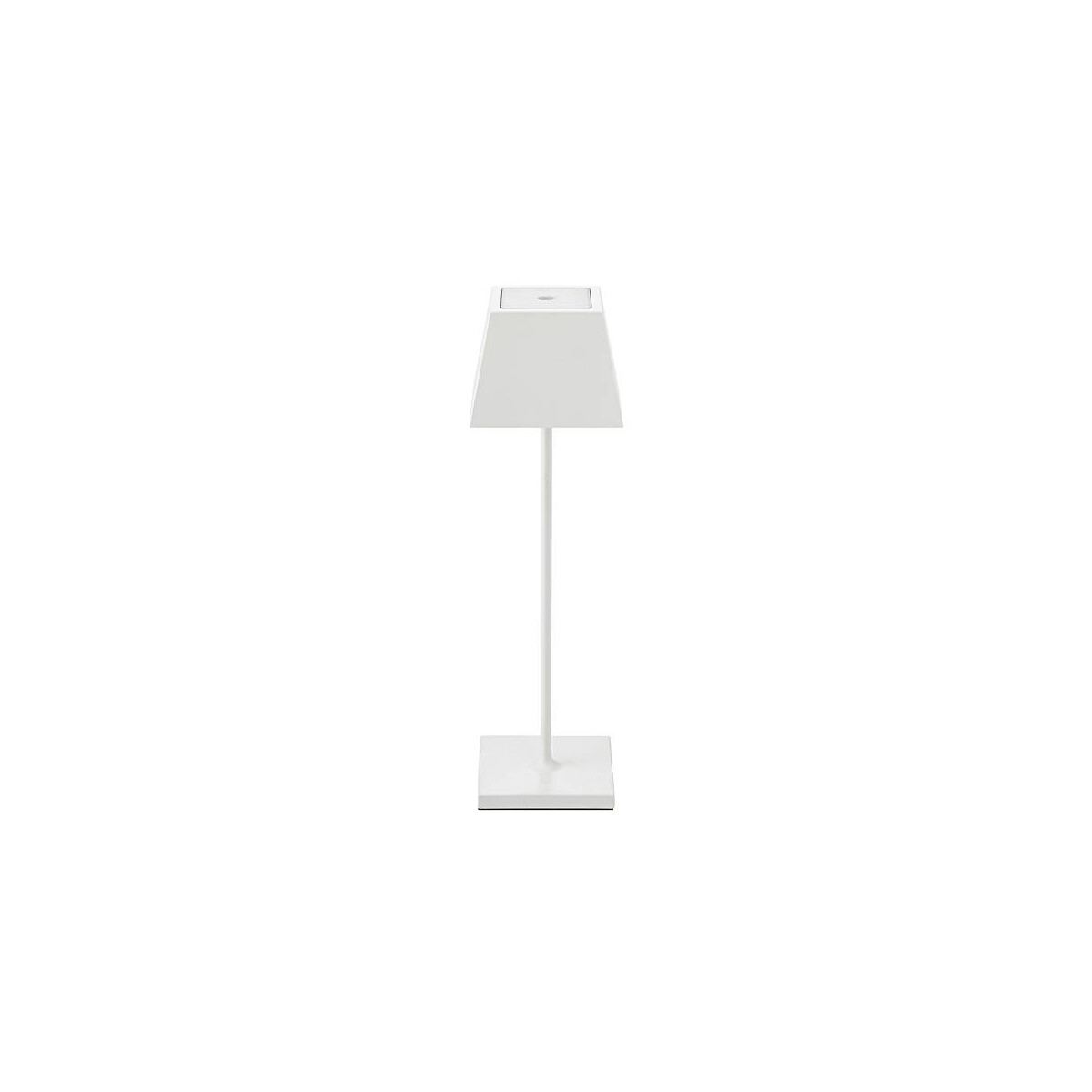 Akku-Tischleuchte Nuindie USB-C 370mm schneeweiß eckig