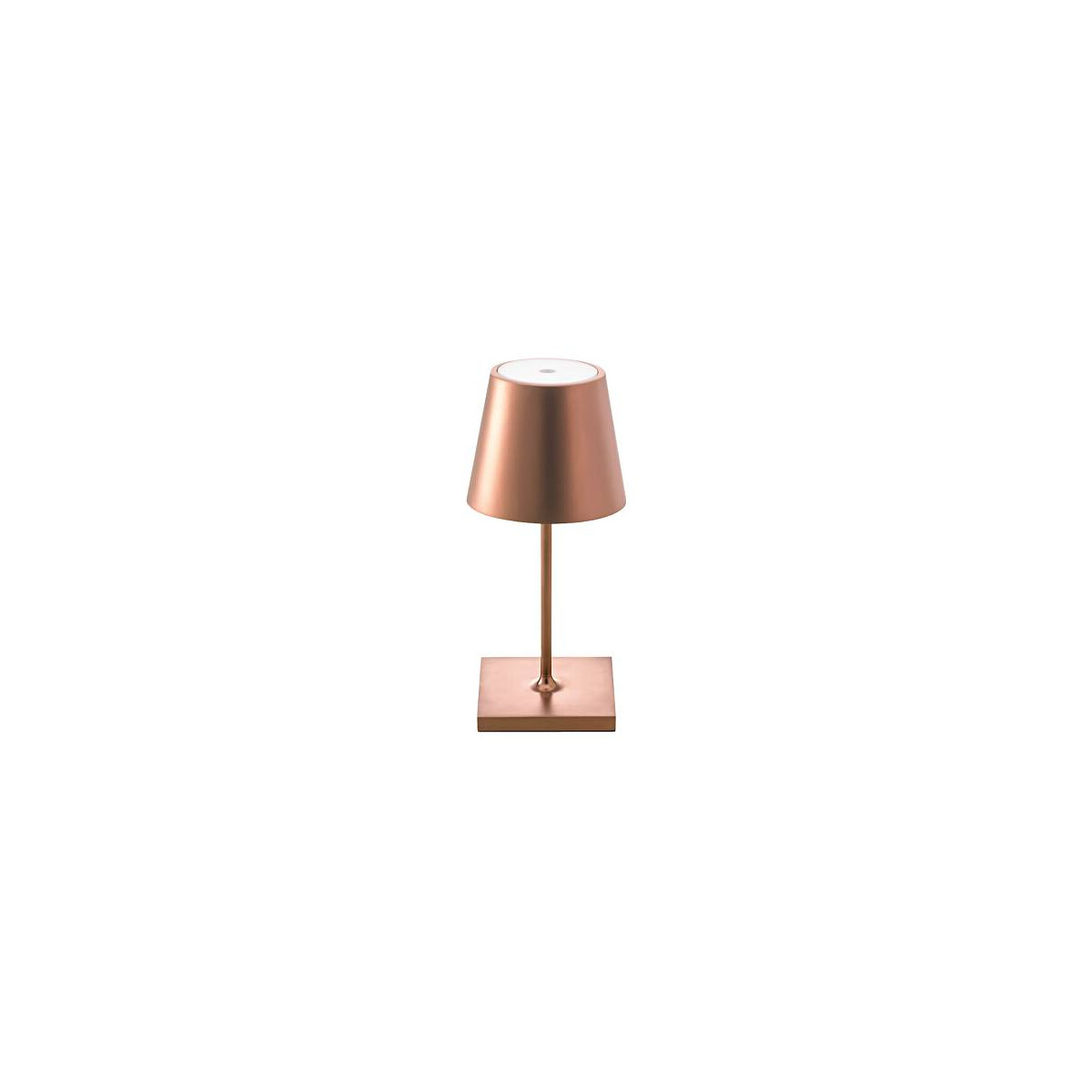 Akku-Tischleuchte Nuindie USB-C mini 250mm bronzefarben