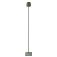 Akku-Stehleuchte Nuindie 1200mm Tannengrün rund 4