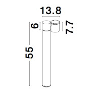 Nova Luce Focus 9279112 Wegeleuchte IP54 Schwarz 6