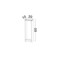 Nova Luce Twin 713121 Wegeleuchte IP54 Dunkel Grau 3