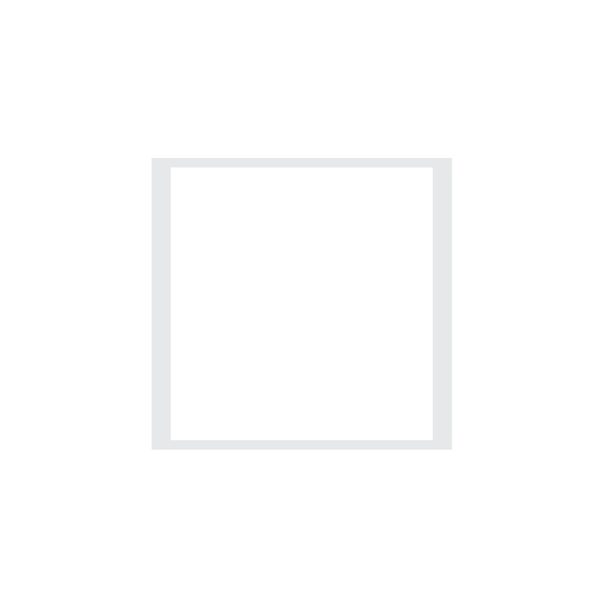 BLULAXA 48515 - Einbaurahmen für LED Panel 620 x 620 mm