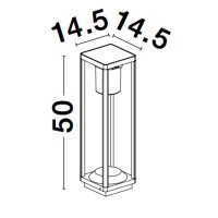 Nova Luce Loveto 9120622 Wegeleuchte IP65 Anthrazit 7