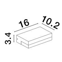 Nova Luce Pure 9492560 Wandleuchte IP65 Anthrazit 3