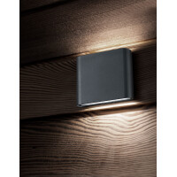 Nova Luce Soho 740401 Wandleuchte IP54 Dunkel Grau 2