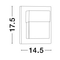 Nova Luce Leto 9060205 Wandleuchte IP65 Schwarz 3