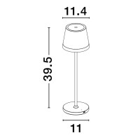 Nova Luce Seina 9223406 Tischleuchte IP54 Schwarz 6
