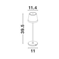 Nova Luce Seina 9223407 Tischleuchte IP54 Weiß 4