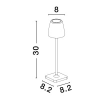 Nova Luce Colt 9223414 Tischleuchte IP54 Olive Grün 2