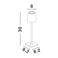 Nova Luce Colt 9223415 Tischleuchte IP54 Weiß 2