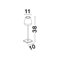 Nova Luce Colt 9223401 Tischleuchte IP54 Weiß 2