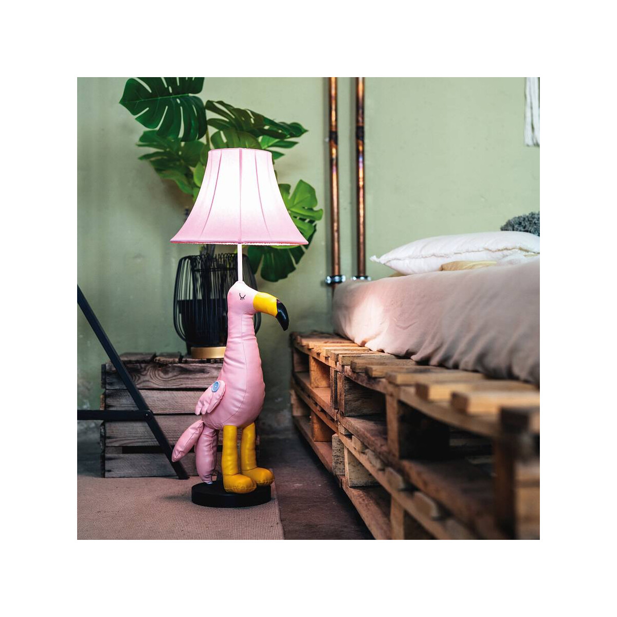 Happy Lamps HL10008 Mingo der Flamingo