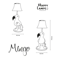 Happy Lamps HL10008 Mingo der Flamingo 6