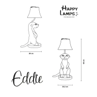 Happy Lamps HL10014 Eddie das Erdmännchen 7