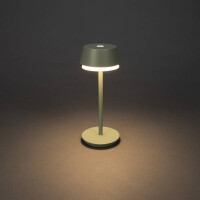 Konstsmide 7830-630 Lyon USB-LED-Tischleuchte grün/grau