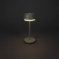 Konstsmide 7830-630 Lyon USB-LED-Tischleuchte grün/grau