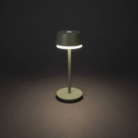 Konstsmide 7830-630 Lyon USB-LED-Tischleuchte grün/grau
