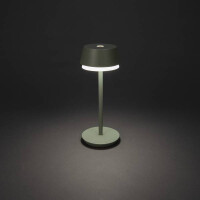 Konstsmide 7830-630 Lyon USB-LED-Tischleuchte grün/grau