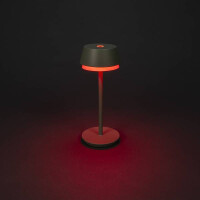 Konstsmide 7830-630 Lyon USB-LED-Tischleuchte grün/grau