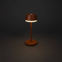Konstsmide 7830-960 Lyon USB-LED-Tischleuchte terracotta 5